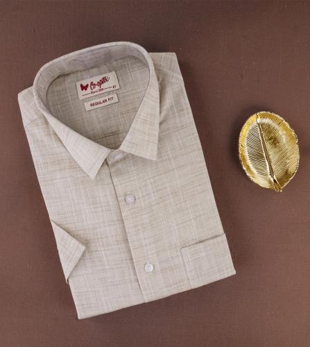 PL COTTON PLAIN SLUB READYMADE SHIRTS 42 FS